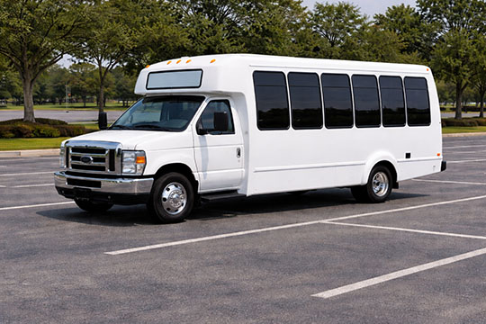 20-passenger minibus available for charter in Wellington, FL