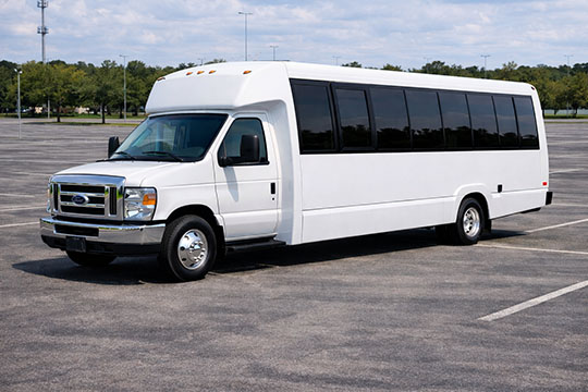 25-passenger minibus available for charter in Wellington, FL